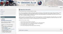 Desktop Screenshot of fj-ownersclub.nl