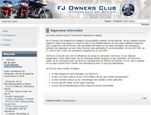 Tablet Screenshot of fj-ownersclub.nl